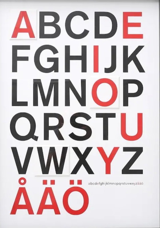 Anna Larsson voor IKEA Alfabetposter – Paper (photo 5 of 10)