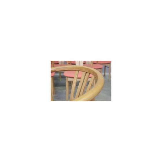 Image 1 of Set of 11 vintage oakwood and bentwood dining chairs, 1990s