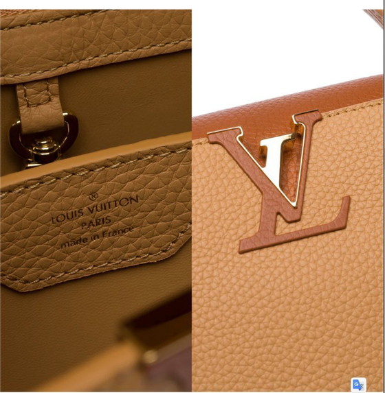 Image 1 of Borsa LOUIS VUITTON Capucines in cuoio marrone - 103321