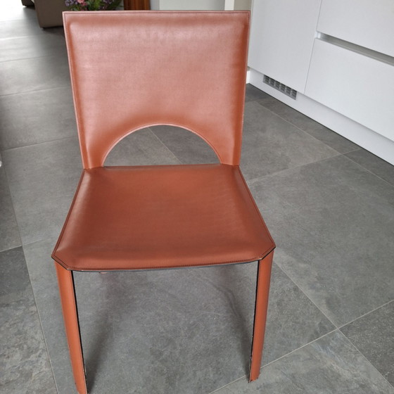4x Sedia da pranzo in pelle Ligne Roset – Sedie da pranzo (photo 3 of 5)