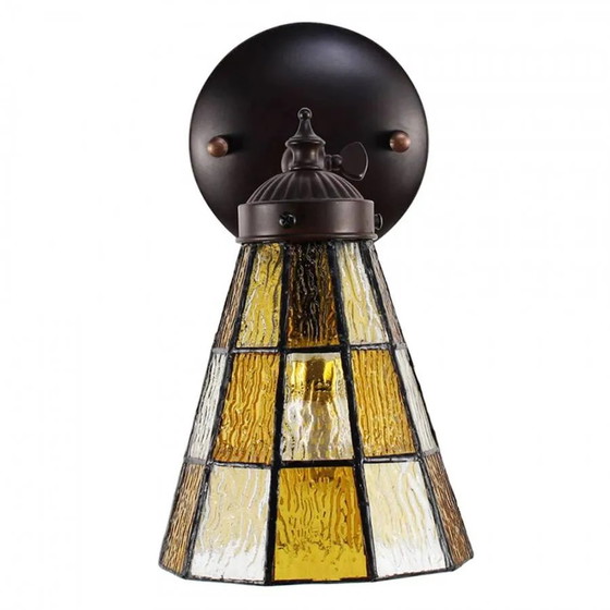 Tiffany Wandleuchte, Wandleuchten, Kristall, Glas, Orange (Foto 4 von 4)