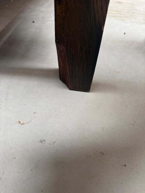 Image 1 of Vintage Wabi-Sabi - Brutalist solid oak wall cabinet