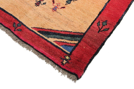 Image 1 of Original Persian carpet Gabbeh Ghashghai oriental carpet 159 cm x 118 cm old natural