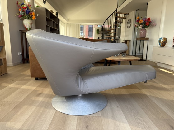 Image 1 of Leolux Parabolica design fauteuil | Wapiti leer | Factuur aanwezig | 2020