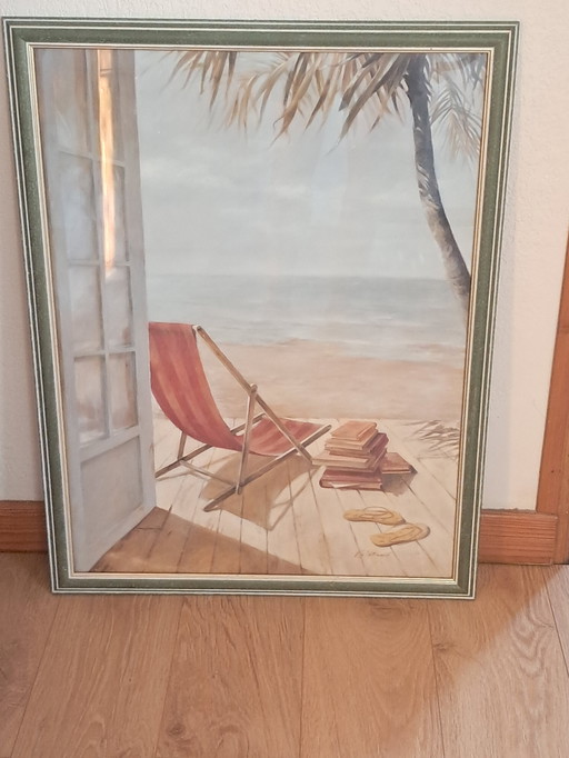 Lithographie - Fabrice de Villeneuve - Ocean View