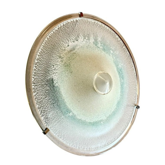 Image 1 of Lampada da parete vintage soffiata a mano, anni '80