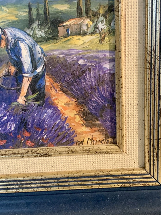 Provence - Lavender Harvest by Michel Christophe – Paintings & Drawings, Wood, Canvas (photo 10 of 14)
