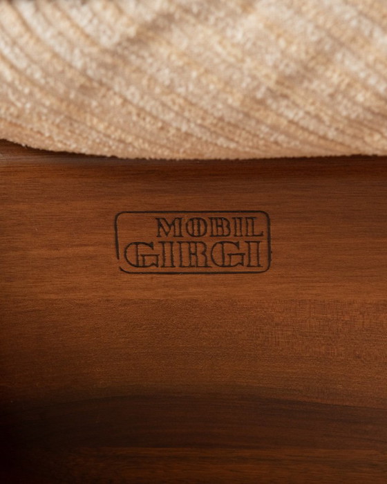 Sapporo Two-Seater Sofa by Mario Marenco for Mobil Girgi, 1970s – 2 seaters, Textile, Wood (photo 21 of 21)