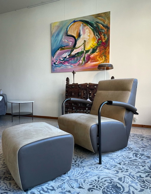 Leolux Scilla con pouf