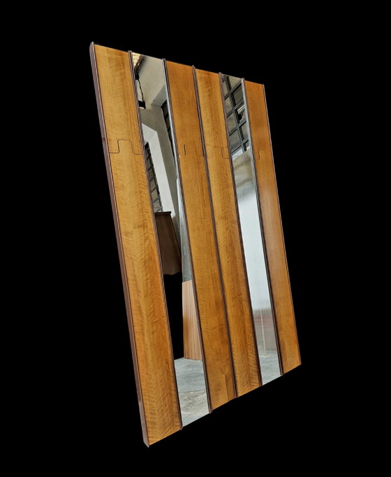 Image 1 of Gronda modular wall mirror with clothes hanger by Luciano Bertoncini for Elco, 1970s