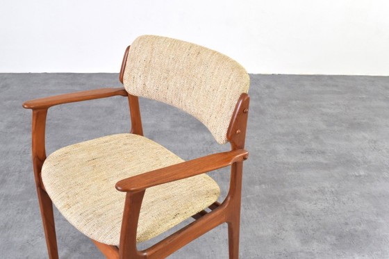 Image 1 of Teak Dining Chair by E. Buch for O.D. Møbler, 1960s