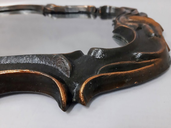 Image 1 of Specchio da parete russo decorato d'epoca: eleganza regale in bronzo e oro