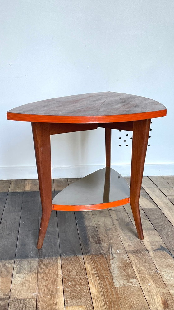 Tripod Coffee Table, 1950s/60s – Plastic, Plexiglass (photo 30 of 34)