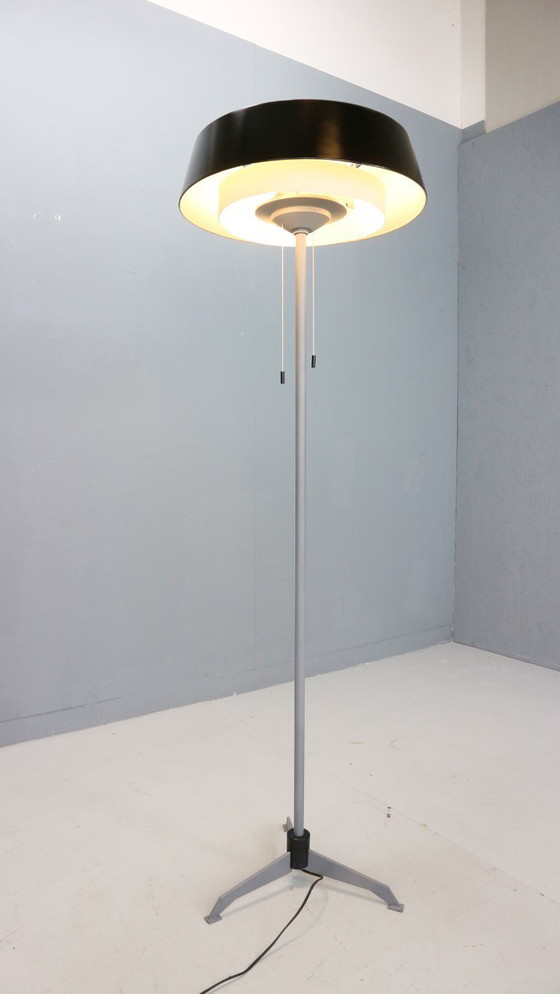 Image 1 of ST 7128 Floor Lamp by Niek Hiemstra for Evolux, Netherlands, 1950s