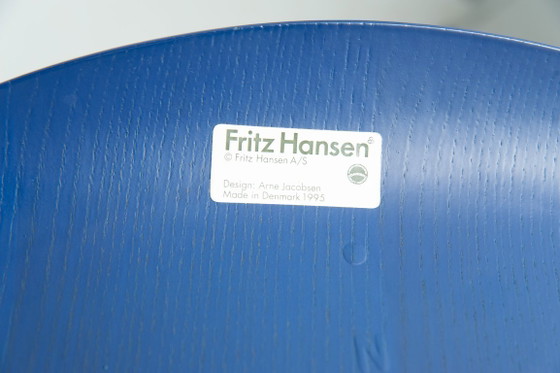 Otto sedie della serie 7 disegnate da Arne Jacobsen per Fritz Hansen, anni '50. – Sedie da pranzo, Wood (photo 23 of 24)
