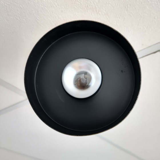Vintage mid century modern ceiling light – Plastic, Metal (photo 12 of 13)