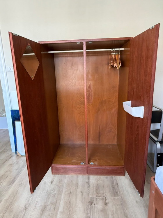 Armoire en teck Mid Century, Danemark – Bois (photo 14 of 24)