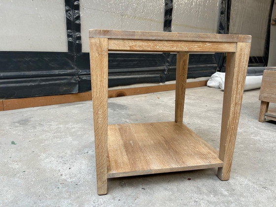 Wooden coffee table with extendable tops, ID Antiek, Brown, Vintage (photo 9 of 10)