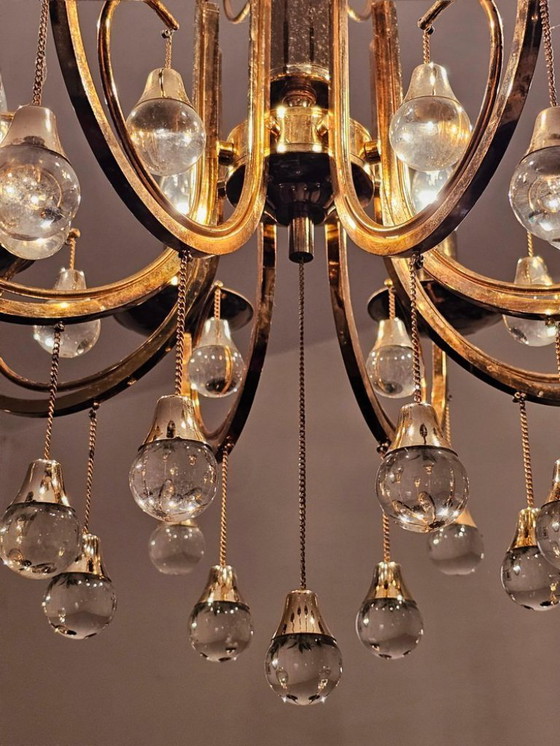 Image 1 of Lampadario Gaetano Sciolari anni '60