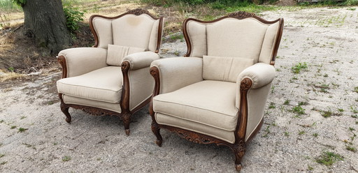 2 Art Deco Armchairs