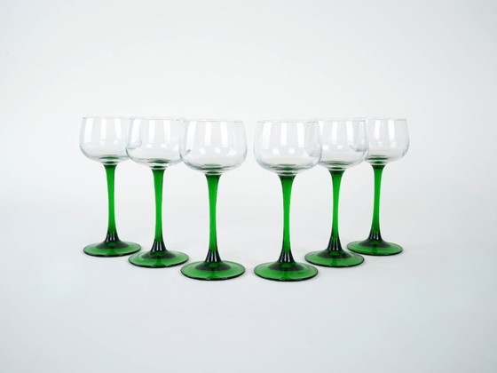 Image 1 of Set di bicchieri da vino, design italiano, anni '70, produzione: Italia