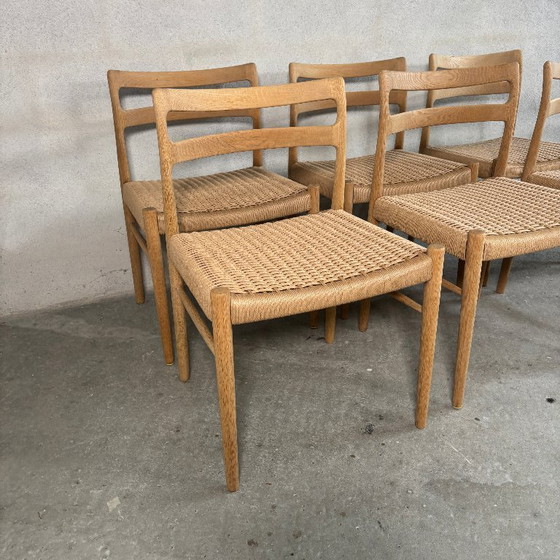 Image 1 of Oak dining chairs by Søren Willadsen – Restored Danish vintage design