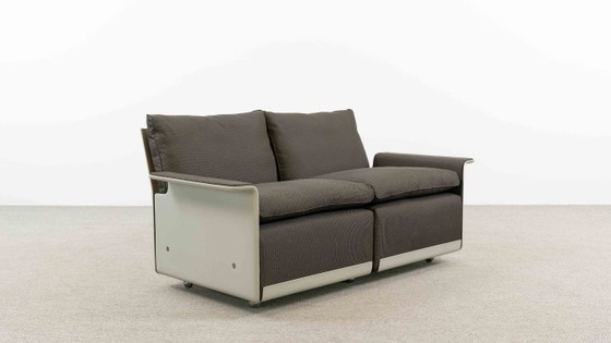 VITSOE SEATGROUP VAN DIETER RAMS, MODEL 620, EASYCHAIR+SOFA – Bankstel, Textile (photo 15 of 37)