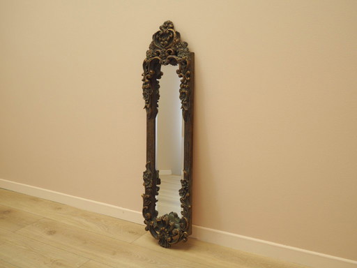 Mirror in a wooden frame, Italian design, 1960s, manufactured in Italy