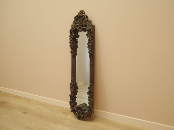 Image 1 of Mirror in a wooden frame, Italian design, 1960s, manufactured in Italy