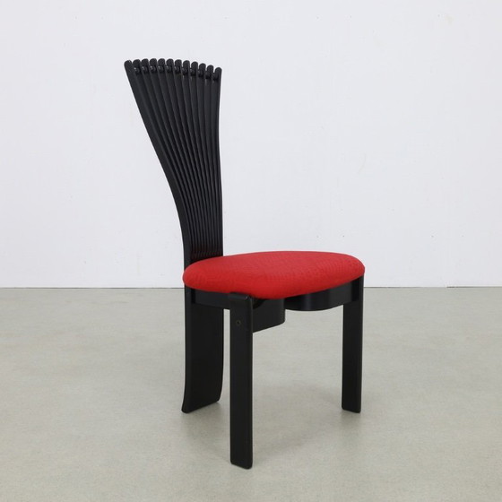 Image 1 of Postmodern “Totem” Dining Chairs by Westnofa – Set of 6, 1980s