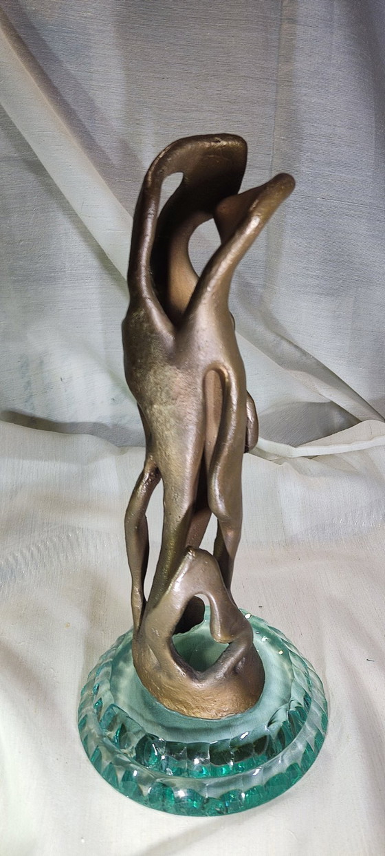 Image 1 of Abstract Bronze Sculpture "Family"