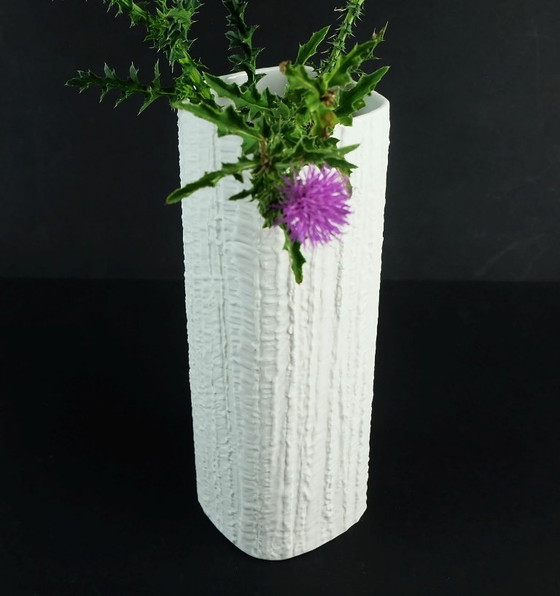 Image 1 of porcelain vase thomas porcelain decor arcta matte glaze 60s 70s