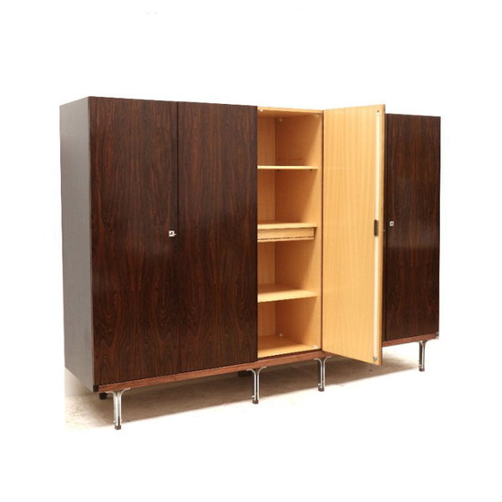 Image 1 of Grande armoire vintage en palissandre fabriquée dans les années 1960