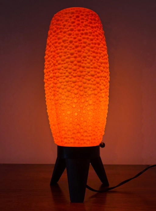 Rara lampada a treppiede retrò americana vintage degli anni '50/'60