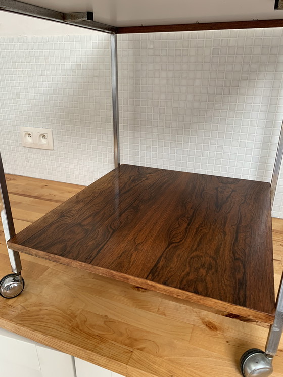 Image 1 of Vintage trolley / side table rosewood