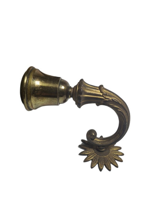 Applique murale Art Nouveau en bronze, Allemagne, années 1900 – wandlampen (photo 2 of 10)