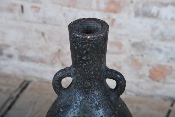 Original Art Deco Vase, Ceramics, Well-Preserved Condition, Czech, 1920s (photo 5 of 9)
