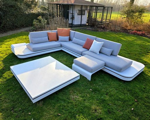 Set lounge modulare di alta gamma Manutti Elements