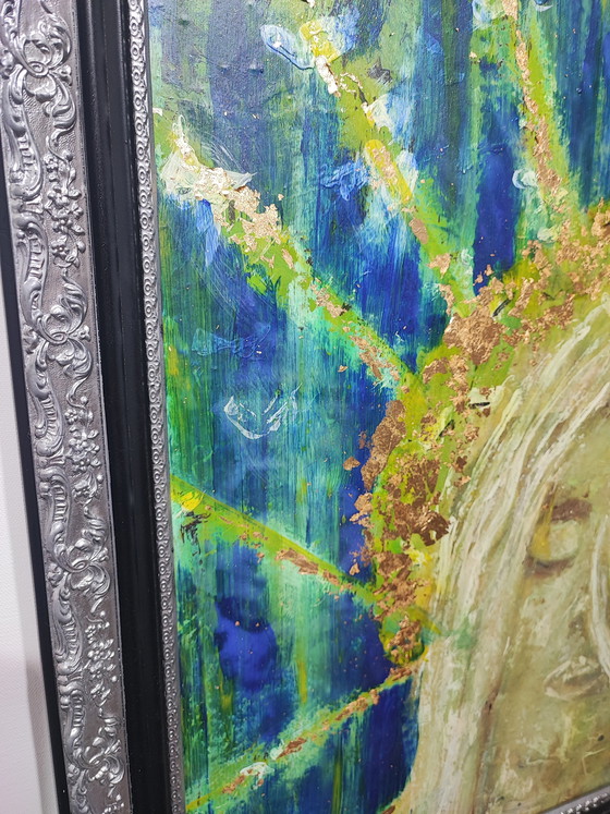 Image 1 of Art painting by Th. G. Kellnberger "Madonna"