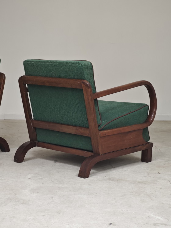 Image 1 of Paire de fauteuils par Jindrich Halabala, art deco , Prague 1930 