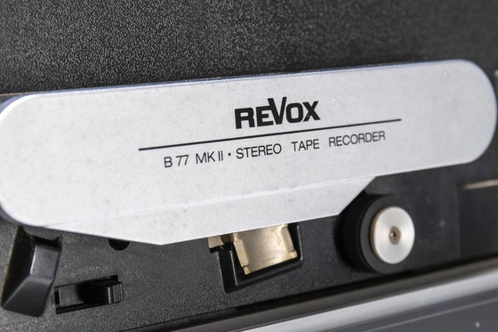 Image 1 of Reel-to-Reel Tape Recorder B77 MK II, ReVox, 1980s, Switzerland