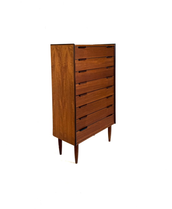 Vintage XXL Teakhouten Ladekast, Denemarken ‘60 – Ladekasten, Wood (photo 11 of 12)