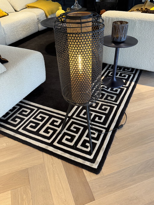 Eichholtz Carpet Rug Greek Key 300x400 cm - Black/White