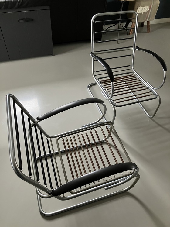 Image 1 of 2 poltrone Gispen tipo 409