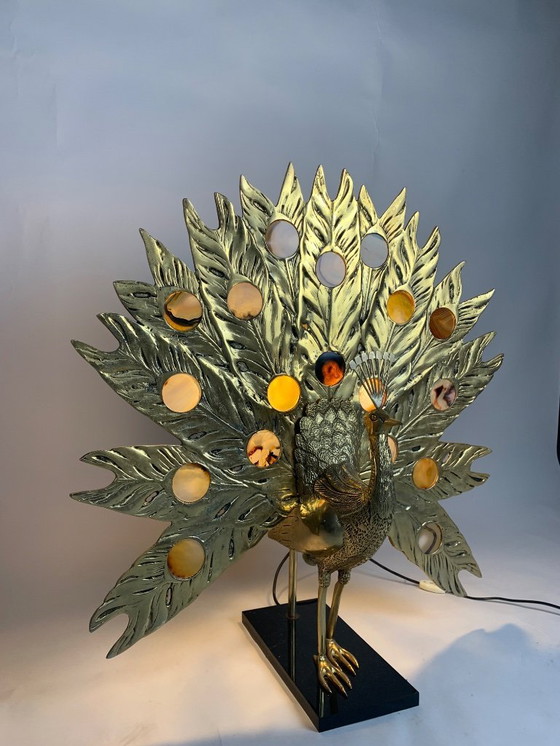 Image 1 of Fondica Peacock tafellamp