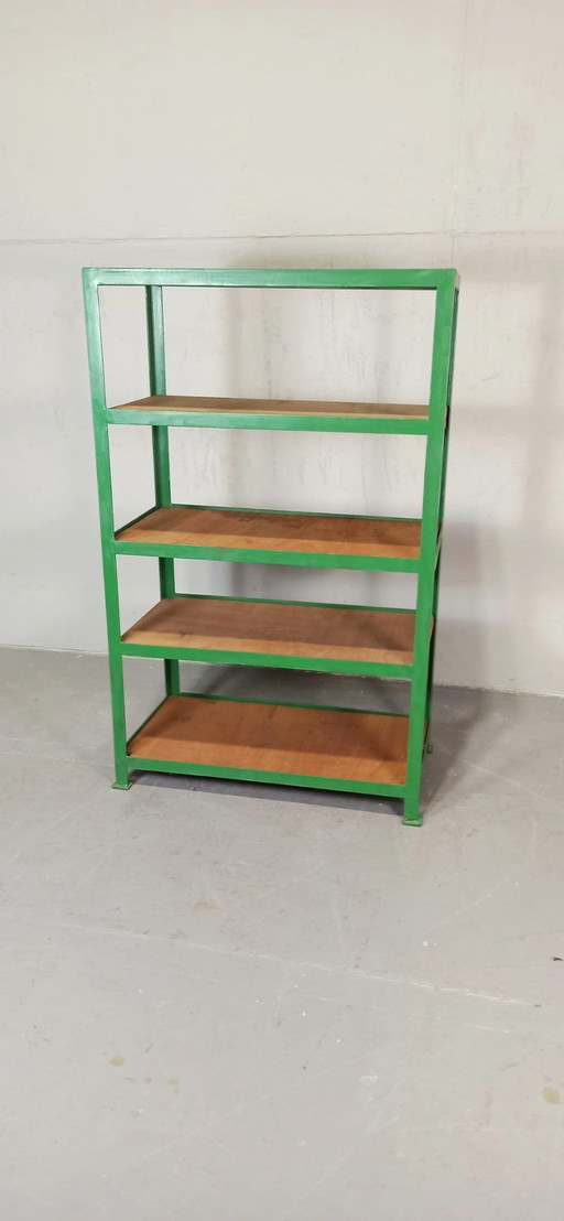 Scaffalatura industriale vintage