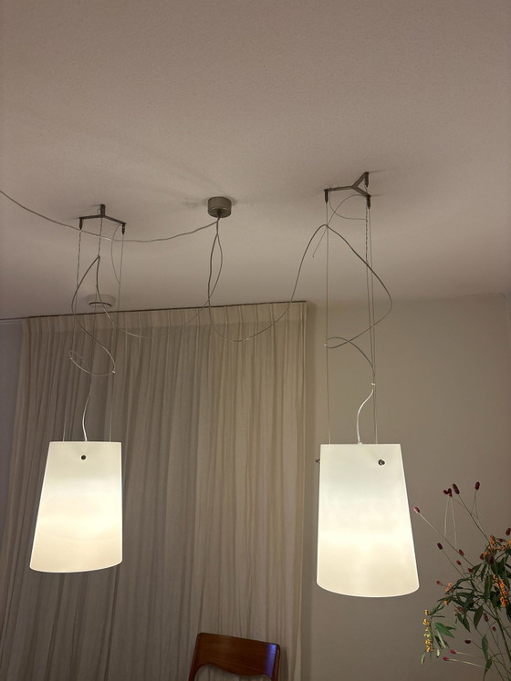 Prandina Sera S1 Design lamp, Hanglampen, Glas, Metaal, Zilver (foto 7 van 7)