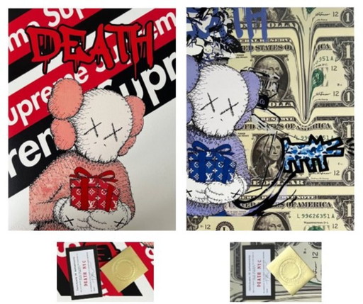 Satz 2 - DEATH NYC - KAWS