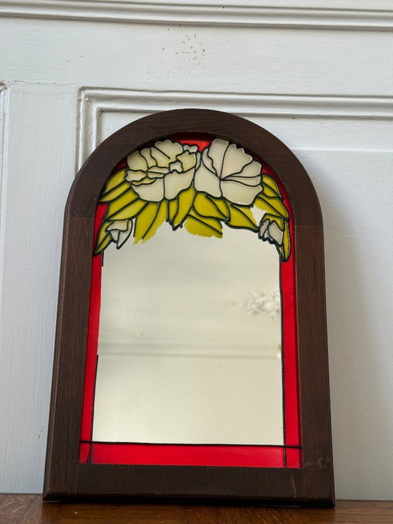 Kleine spiegel in Tiffany-stijl – Hout (photo 3 of 6)