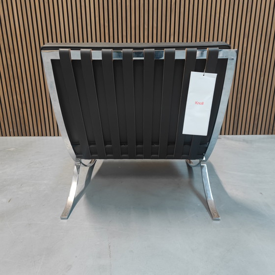Image 1 of Sedia Knoll Barcelona - Volo in pelle nera